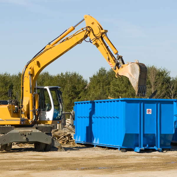 what are the rental fees for a residential dumpster in Blue Grass Iowa